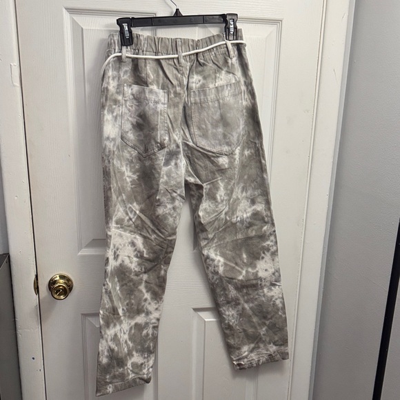 Easel Gray‎ Tie-Dye Cargo Pants - Picture 4 of 4